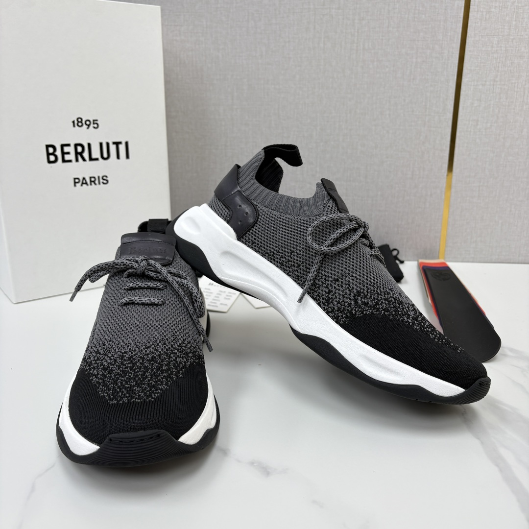 💋💍Berlut* 布鲁提新品  升级版第二代大底 Shadow飞织运动鞋  原版开发打造   官方  13,600 作