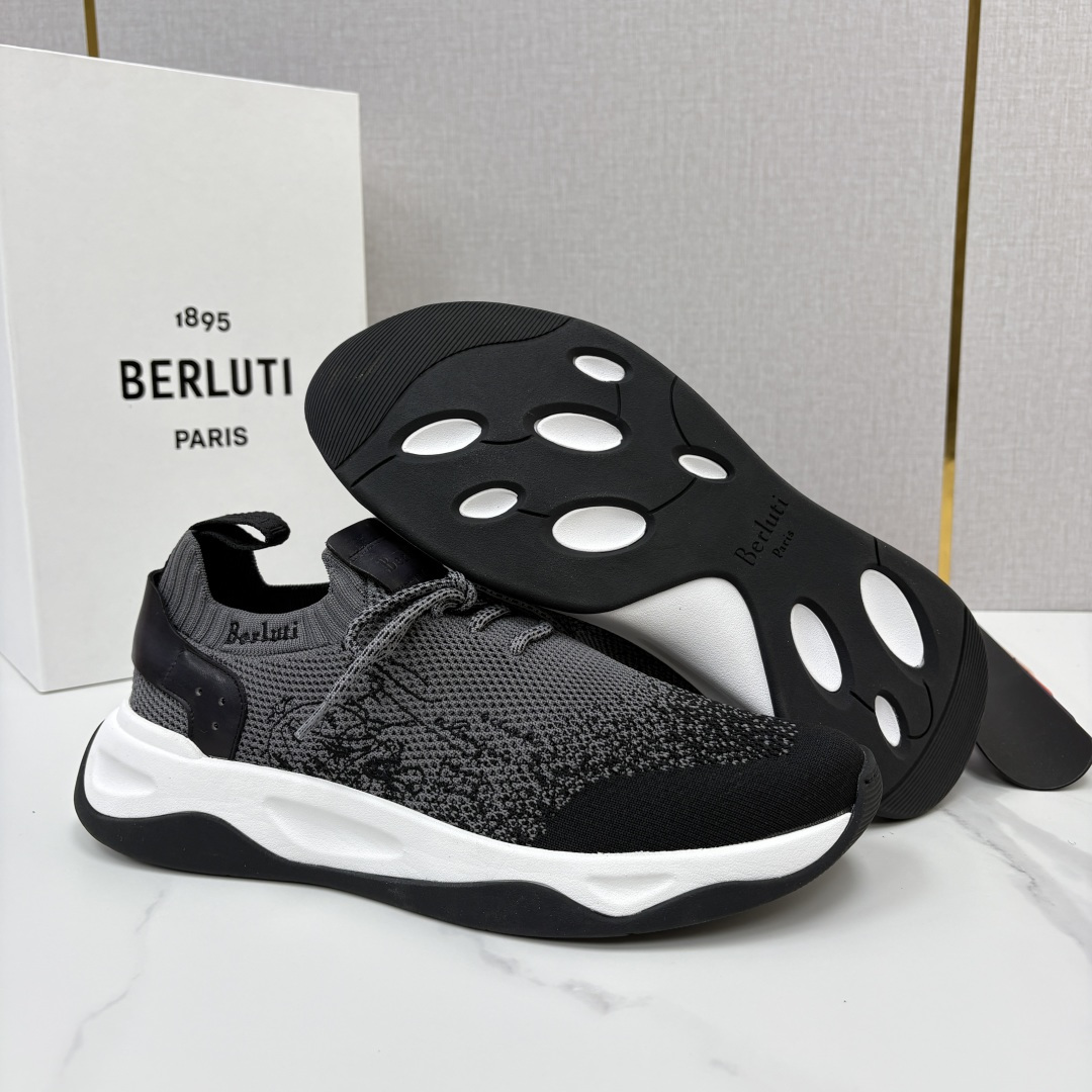 💋💍Berlut* 布鲁提新品  升级版第二代大底 Shadow飞织运动鞋  原版开发打造   官方  13,600 作