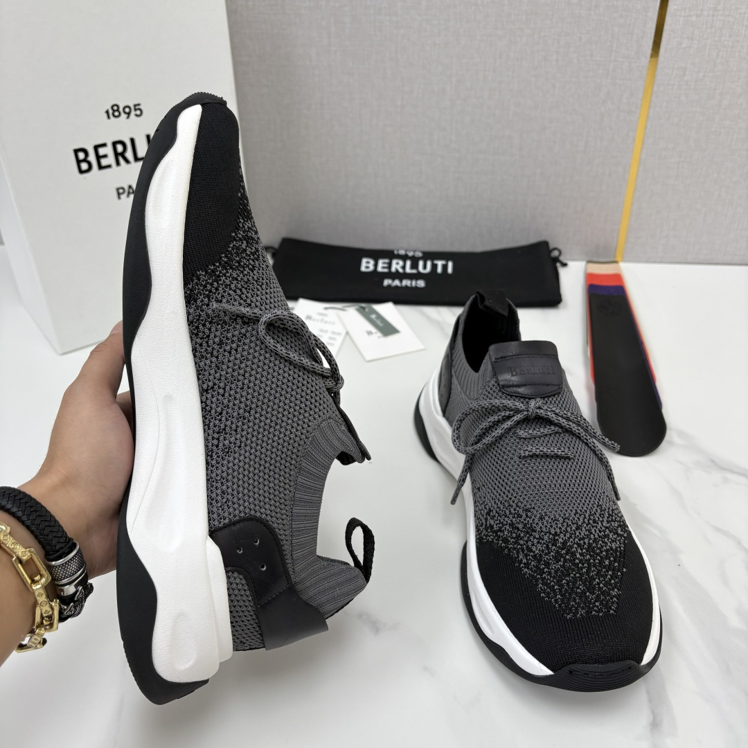 💋💍Berlut* 布鲁提新品  升级版第二代大底 Shadow飞织运动鞋  原版开发打造   官方  13,600 作