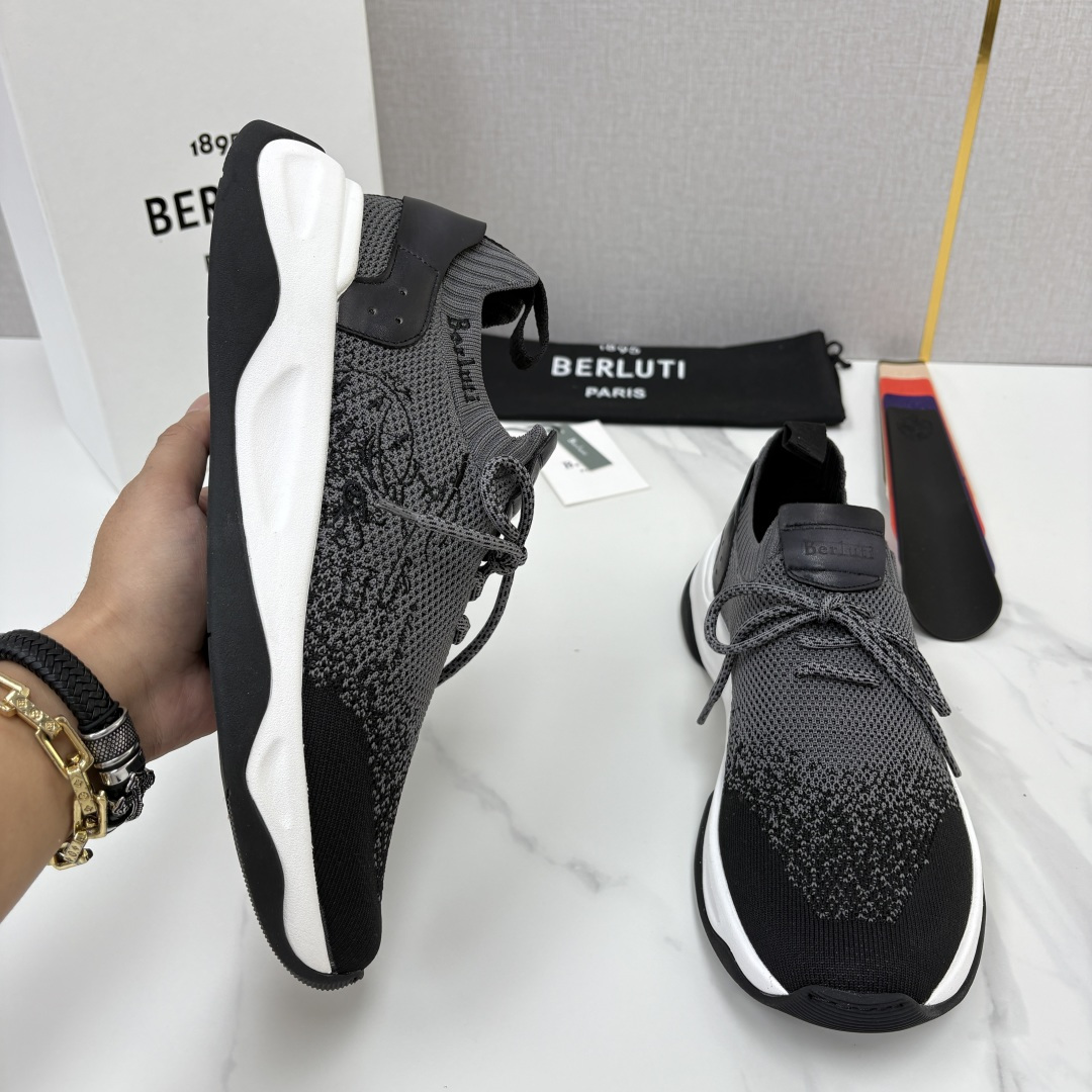 💋💍Berlut* 布鲁提新品  升级版第二代大底 Shadow飞织运动鞋  原版开发打造   官方  13,600 作