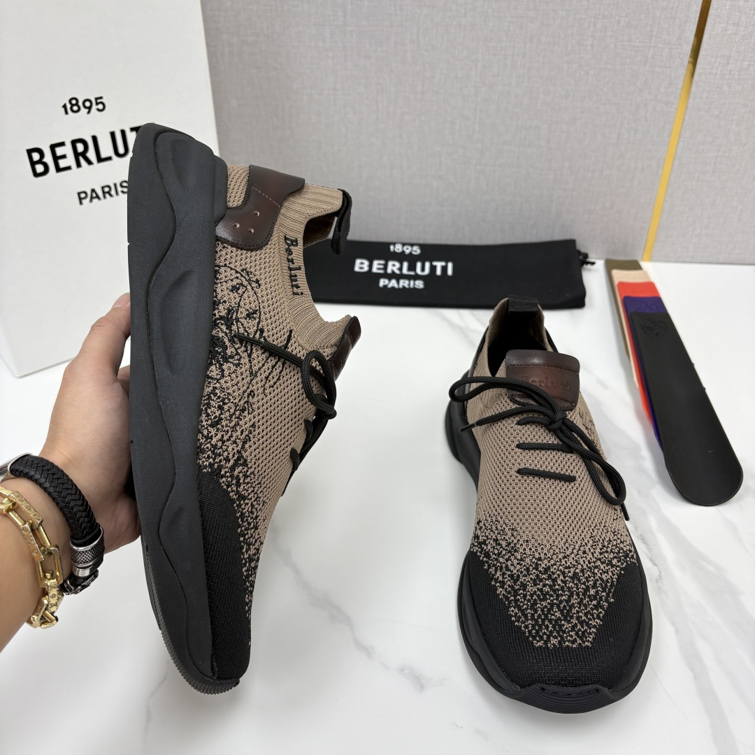 💋💍Berlut* 布鲁提新品 升级版第二代大底 Shadow飞织运动鞋 原版开发打造 官方 13,600 作 💋💍Berlut* 布鲁提新品 升级版第二代大底 Shadow飞织运动鞋 原版开发打造 官方 13,600 作