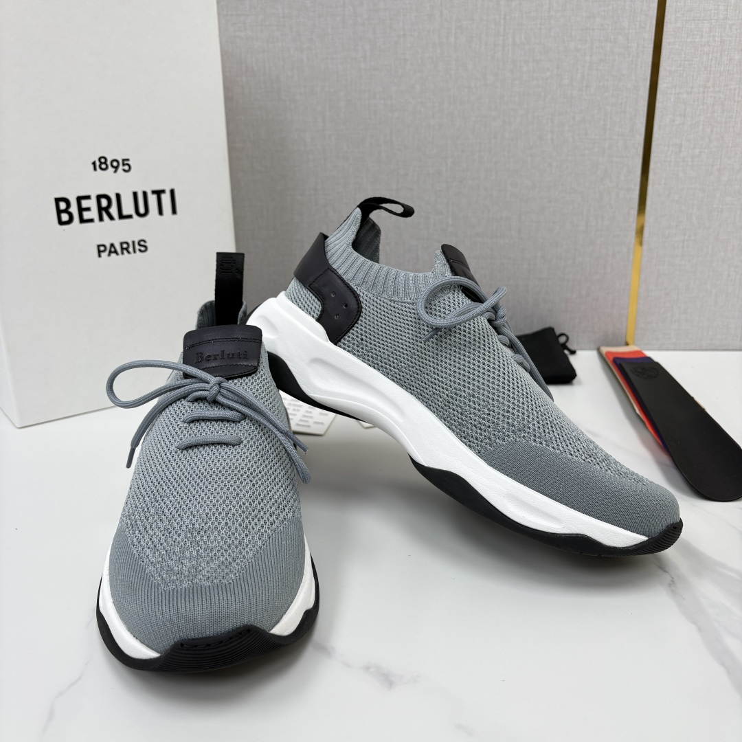 💋💍Berlut* 布鲁提新品  升级版第二代大底 Shadow飞织运动鞋  原版开发打造   官方  13,600 作