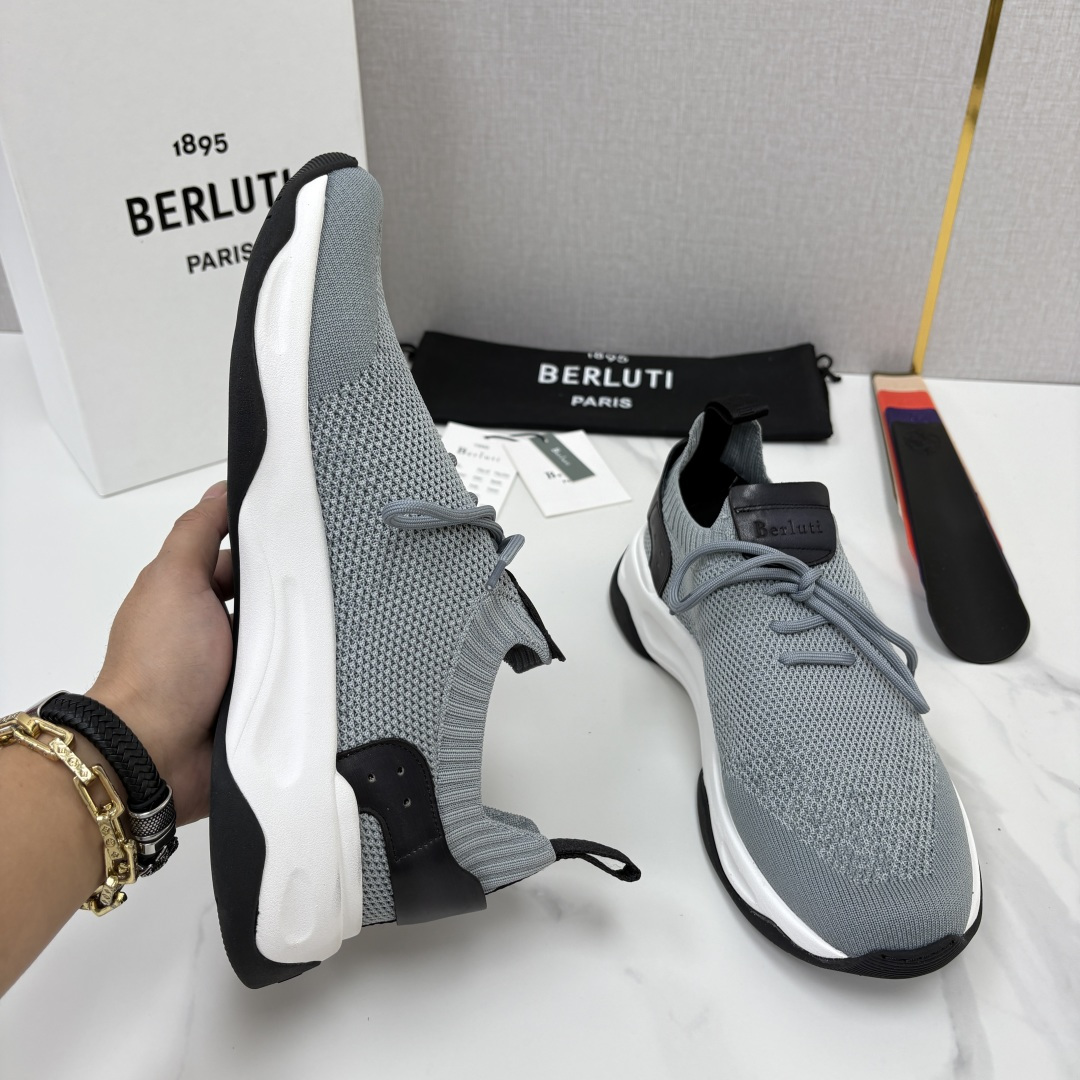 💋💍Berlut* 布鲁提新品  升级版第二代大底 Shadow飞织运动鞋  原版开发打造   官方  13,600 作