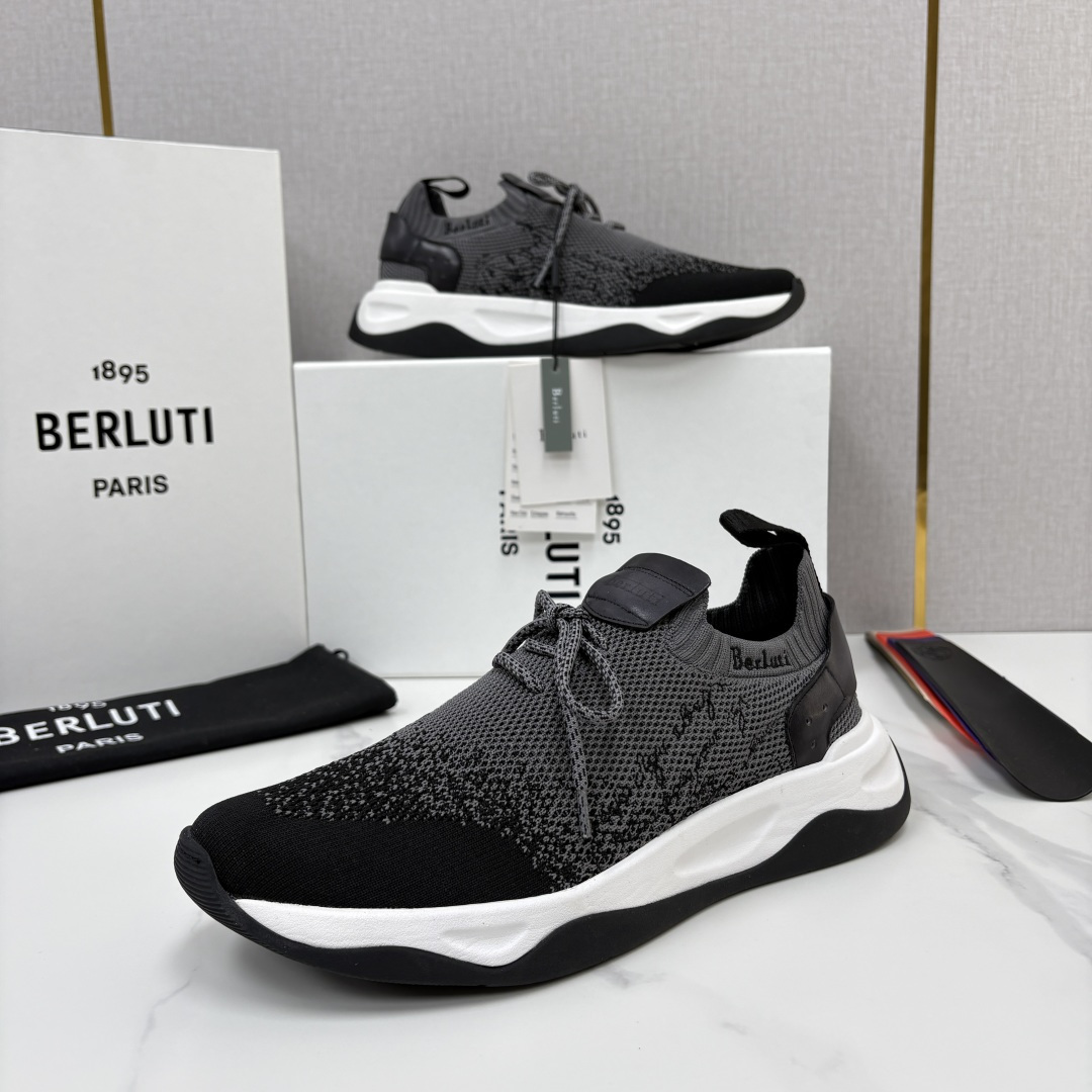 💋💍Berlut* 布鲁提新品  升级版第二代大底 Shadow飞织运动鞋  原版开发打造   官方  13,600 作