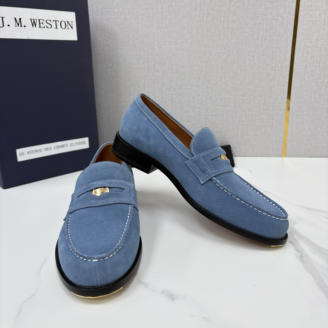💋💍J.M.Westo*n  威士-顿    品牌经典 180 系列乐福鞋皮鞋   法国顶级皮鞋品牌  威士-顿皮鞋品牌