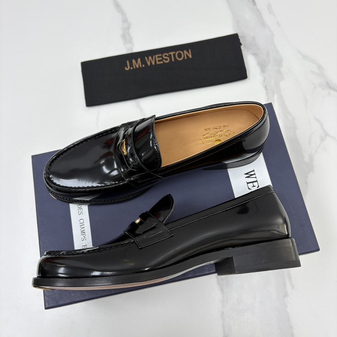 💋💍J.M.Westo*n  威士-顿    品牌经典 180 系列乐福鞋皮鞋   法国顶级皮鞋品牌  威士-顿皮鞋品牌