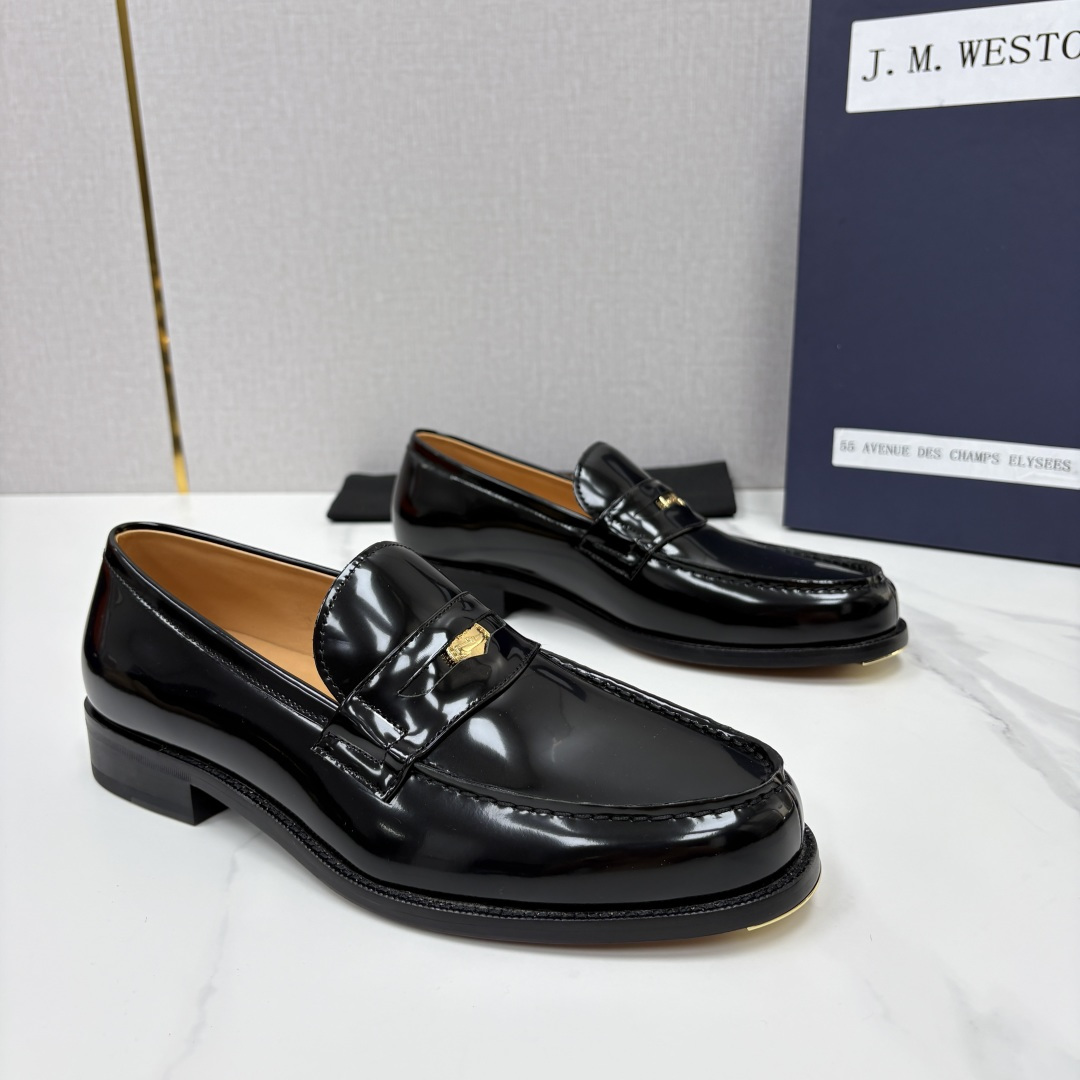 💋💍J.M.Westo*n  威士-顿    品牌经典 180 系列乐福鞋皮鞋   法国顶级皮鞋品牌  威士-顿皮鞋品牌