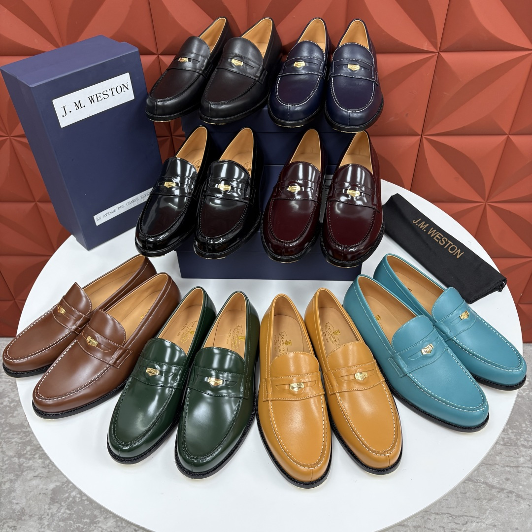 💋💍J.M.Westo*n  威士-顿    品牌经典 180 系列乐福鞋皮鞋   法国顶级皮鞋品牌  威士-顿皮鞋品牌