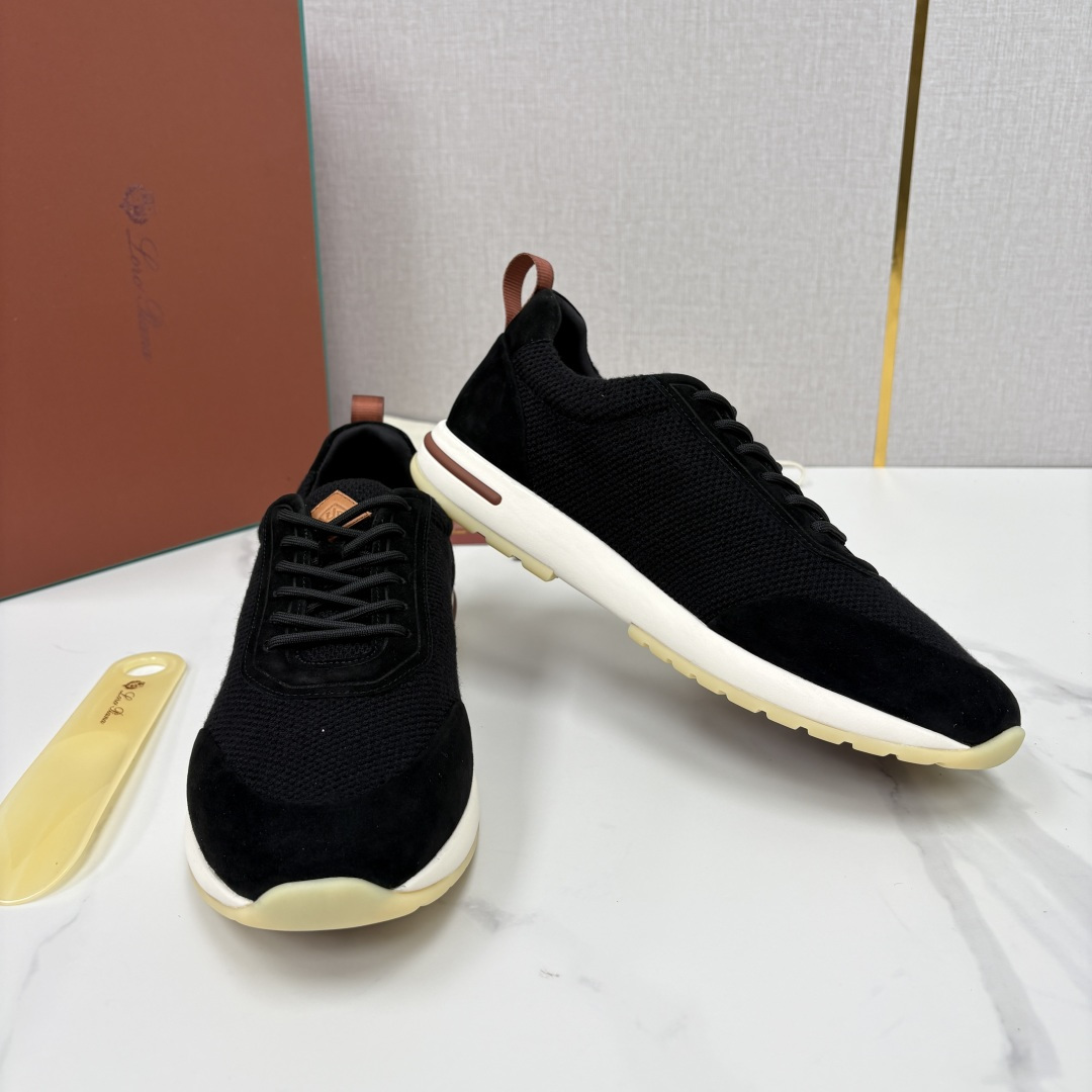 💋💍LP 家新品 Loro Pian* 诺悠*翩雅 Week End Walk 男士科技网布拼接反毛皮休闲运 💋💍LP 家新品 Loro Pian* 诺悠*翩雅 Week End Walk 男士科技网布拼接反毛皮休闲运
