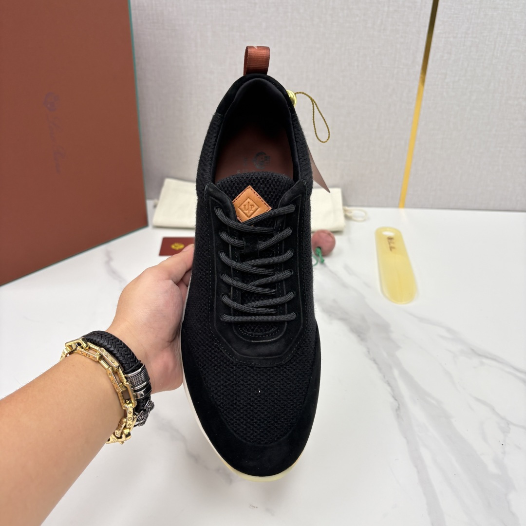 💋💍LP 家新品 Loro Pian* 诺悠*翩雅 Week End Walk 男士科技网布拼接反毛皮休闲运 💋💍LP 家新品 Loro Pian* 诺悠*翩雅 Week End Walk 男士科技网布拼接反毛皮休闲运