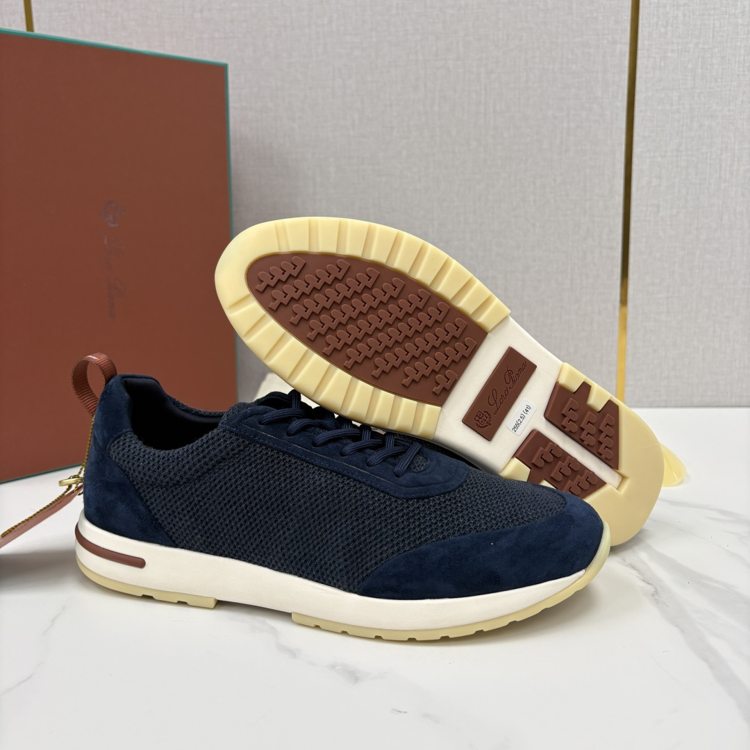 💋💍LP 家新品 Loro Pian* 诺悠*翩雅 Week End Walk 男士科技网布拼接反毛皮休闲运 💋💍LP 家新品 Loro Pian* 诺悠*翩雅 Week End Walk 男士科技网布拼接反毛皮休闲运