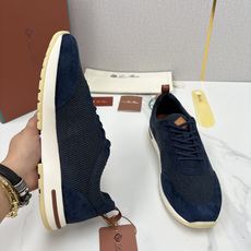 💋💍LP 家新品 Loro Pian* 诺悠*翩雅 Week End Walk 男士科技网布拼接反毛皮休闲运 💋💍LP 家新品 Loro Pian* 诺悠*翩雅 Week End Walk 男士科技网布拼接反毛皮休闲运
