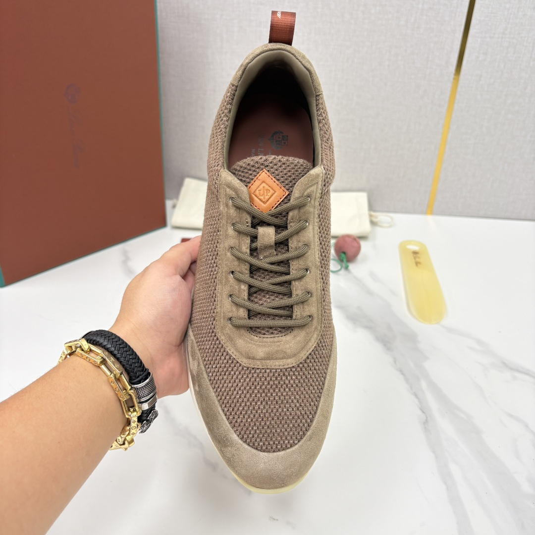 💋💍LP 家新品 Loro Pian* 诺悠*翩雅 Week End Walk 男士科技网布拼接反毛皮休闲运 💋💍LP 家新品 Loro Pian* 诺悠*翩雅 Week End Walk 男士科技网布拼接反毛皮休闲运