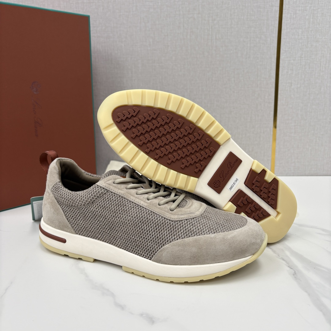💋💍LP 家新品 Loro Pian* 诺悠*翩雅 Week End Walk 男士科技网布拼接反毛皮休闲运 💋💍LP 家新品 Loro Pian* 诺悠*翩雅 Week End Walk 男士科技网布拼接反毛皮休闲运