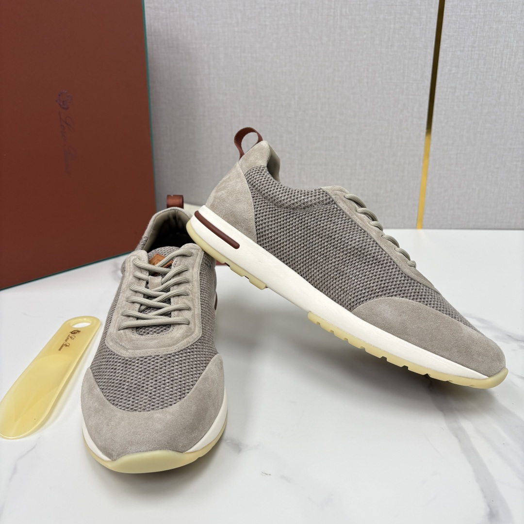 💋💍LP 家新品 Loro Pian* 诺悠*翩雅 Week End Walk 男士科技网布拼接反毛皮休闲运 💋💍LP 家新品 Loro Pian* 诺悠*翩雅 Week End Walk 男士科技网布拼接反毛皮休闲运