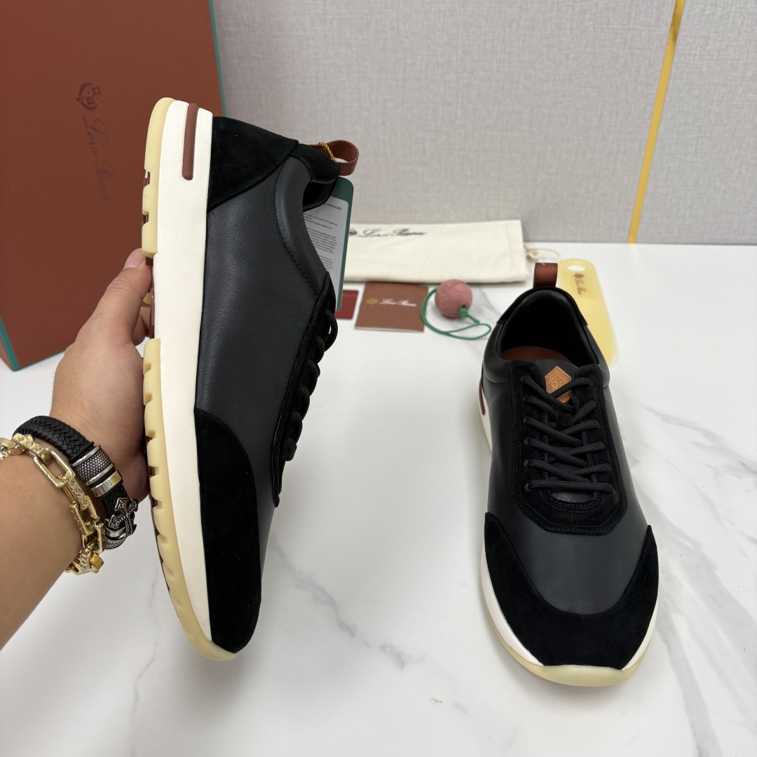 💋💍LP 家新品 Loro Pian* 诺悠*翩雅 Week End Walk 男士牛皮拼接反毛皮休闲运动鞋 💋💍LP 家新品 Loro Pian* 诺悠*翩雅 Week End Walk 男士牛皮拼接反毛皮休闲运动鞋
