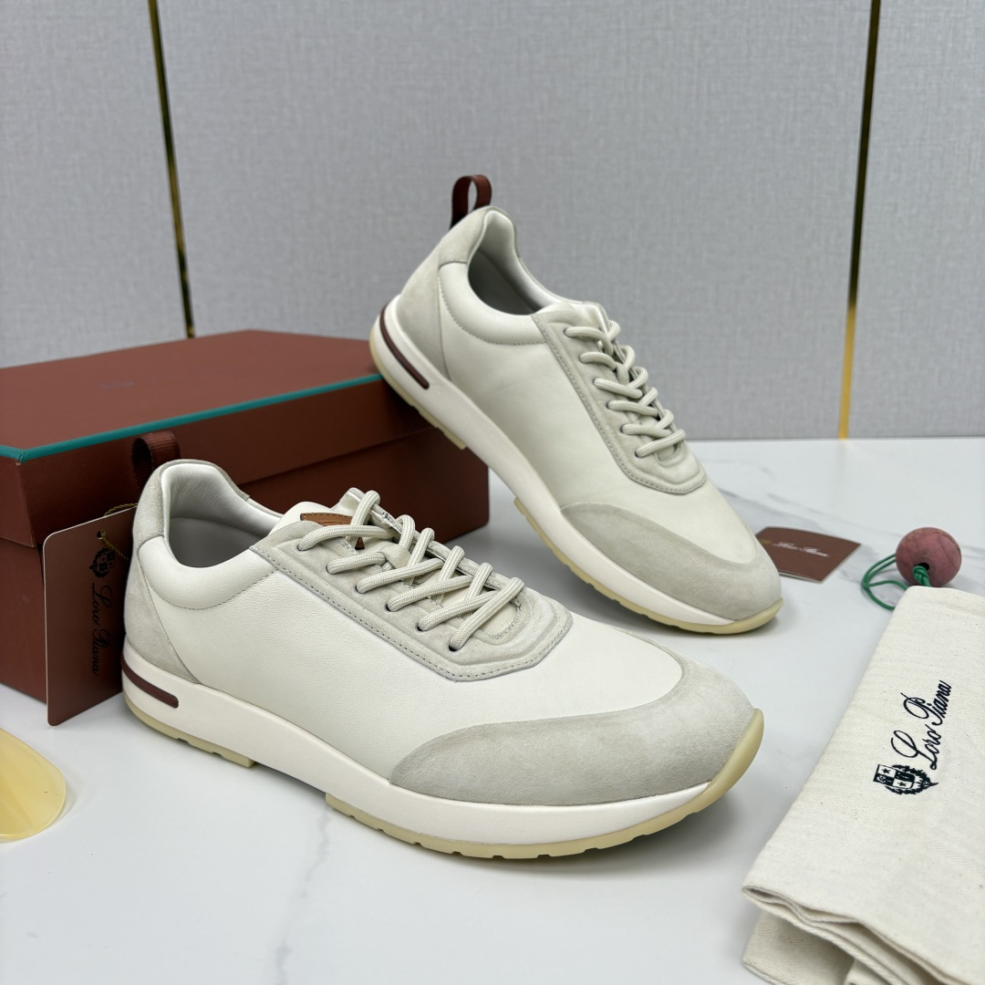 💋💍LP 家新品 Loro Pian* 诺悠*翩雅 Week End Walk 男士牛皮拼接反毛皮休闲运动鞋 💋💍LP 家新品 Loro Pian* 诺悠*翩雅 Week End Walk 男士牛皮拼接反毛皮休闲运动鞋