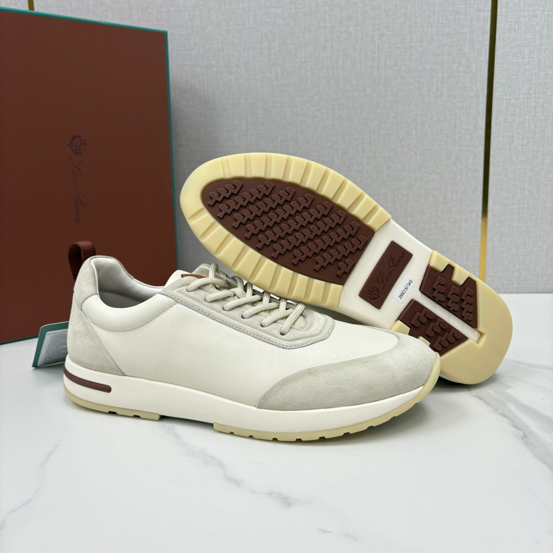 💋💍LP 家新品 Loro Pian* 诺悠*翩雅 Week End Walk 男士牛皮拼接反毛皮休闲运动鞋 💋💍LP 家新品 Loro Pian* 诺悠*翩雅 Week End Walk 男士牛皮拼接反毛皮休闲运动鞋