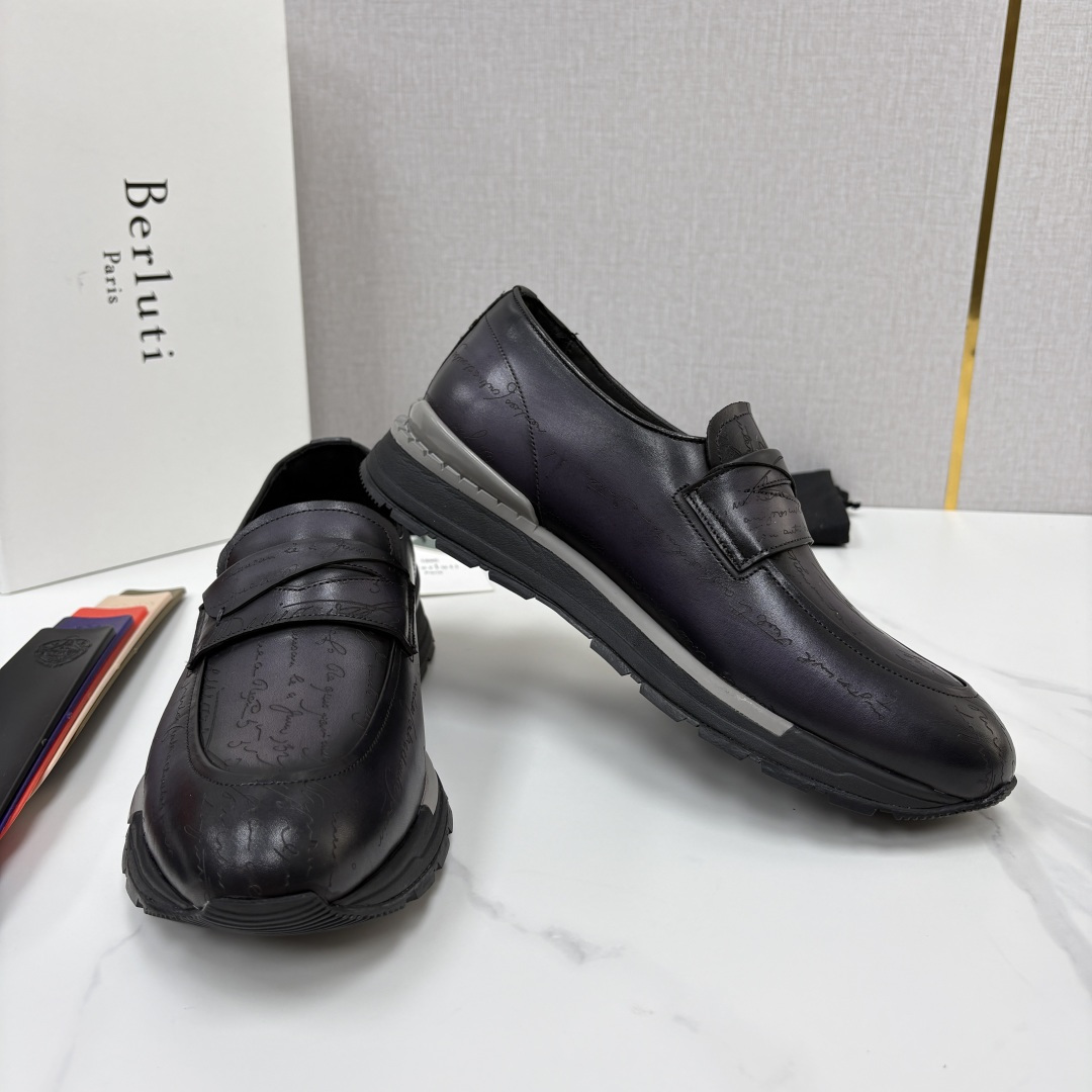💋💍Berlut* 布鲁提 升级版第四代私模大底 Fast Track皮革定制款 ANDY 乐福运动鞋 官方 1670 💋💍Berlut* 布鲁提 升级版第四代私模大底 Fast Track皮革定制款 ANDY 乐福运动鞋 官方 1670