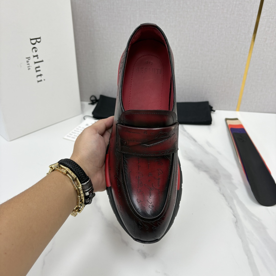 💋💍Berlut* 布鲁提 升级版第四代私模大底 Fast Track皮革定制款 ANDY 乐福运动鞋 官方 1670 💋💍Berlut* 布鲁提 升级版第四代私模大底 Fast Track皮革定制款 ANDY 乐福运动鞋 官方 1670