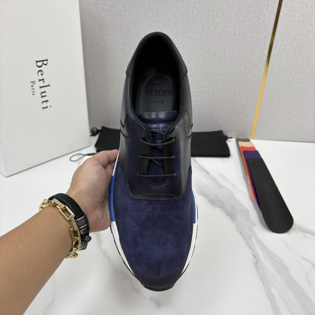 💋💍Berlut* 布鲁提 升级版第四代私模大底 Fast Track皮革运动鞋 官方定制款 13,500 最新款男 💋💍Berlut* 布鲁提 升级版第四代私模大底 Fast Track皮革运动鞋 官方定制款 13,500 最新款男