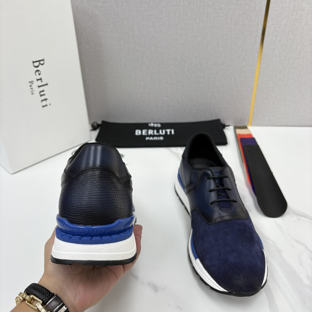 💋💍Berlut* 布鲁提 升级版第四代私模大底 Fast Track皮革运动鞋 官方定制款 13,500 最新款男 💋💍Berlut* 布鲁提 升级版第四代私模大底 Fast Track皮革运动鞋 官方定制款 13,500 最新款男