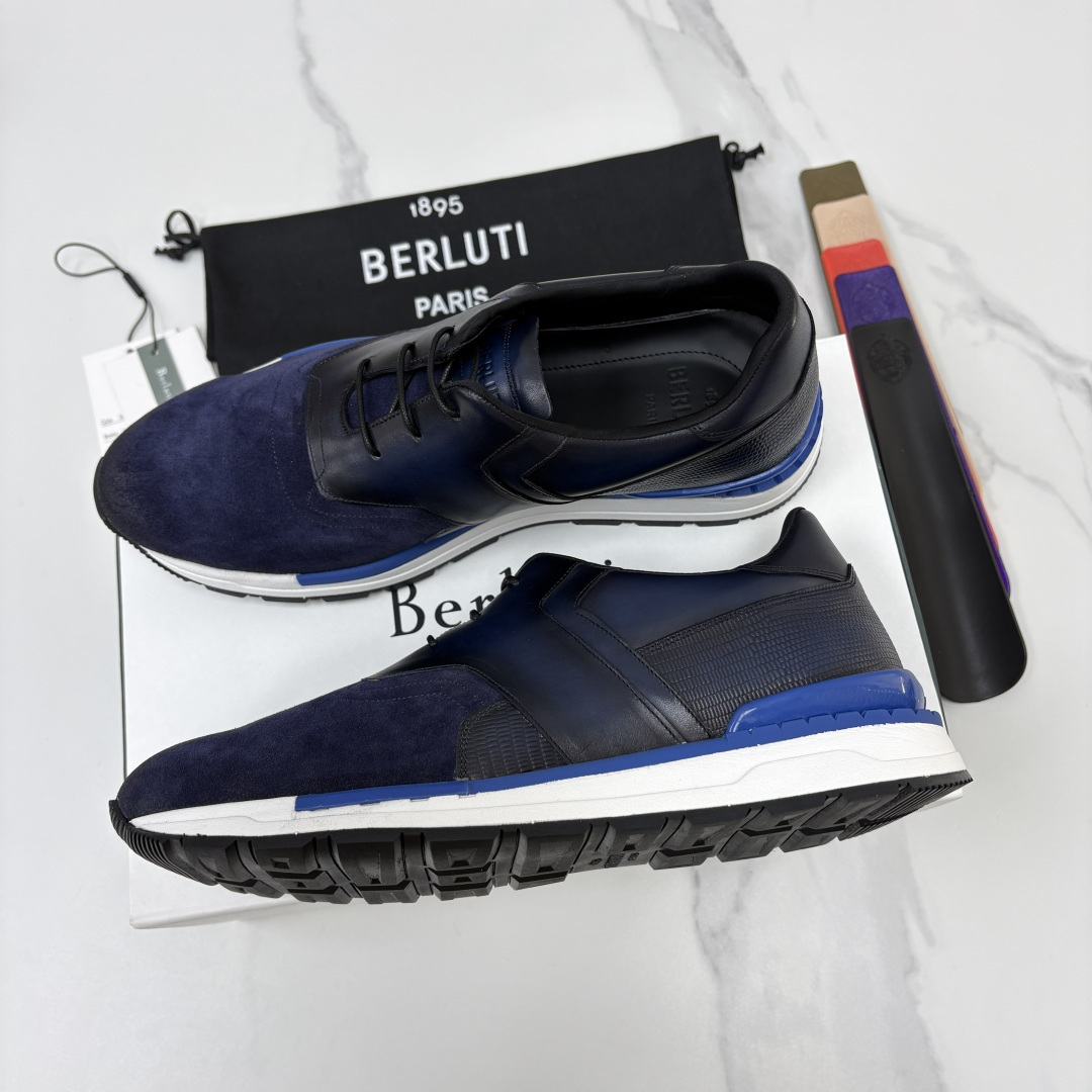 💋💍Berlut* 布鲁提 升级版第四代私模大底 Fast Track皮革运动鞋 官方定制款 13,500 最新款男 💋💍Berlut* 布鲁提 升级版第四代私模大底 Fast Track皮革运动鞋 官方定制款 13,500 最新款男