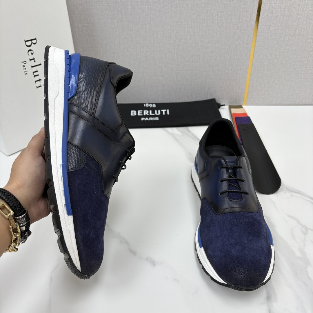 💋💍Berlut* 布鲁提 升级版第四代私模大底 Fast Track皮革运动鞋 官方定制款 13,500 最新款男 💋💍Berlut* 布鲁提 升级版第四代私模大底 Fast Track皮革运动鞋 官方定制款 13,500 最新款男