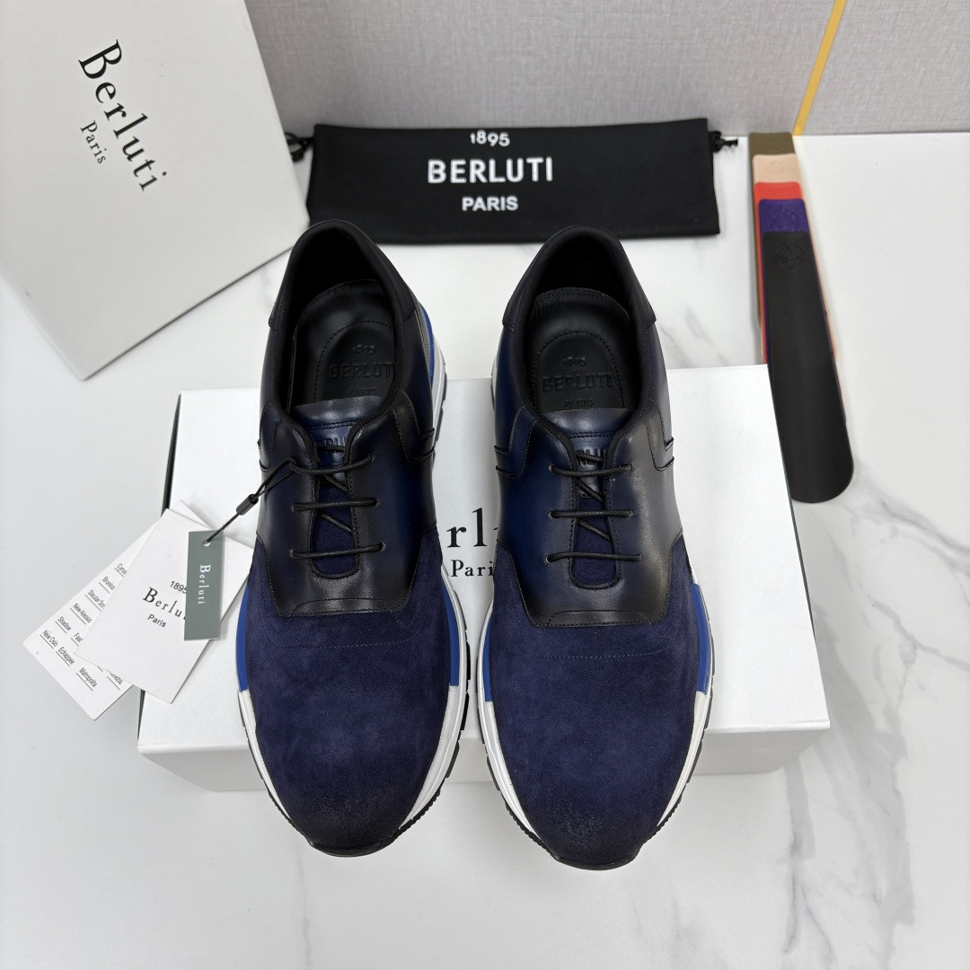 💋💍Berlut* 布鲁提 升级版第四代私模大底 Fast Track皮革运动鞋 官方定制款 13,500 最新款男 💋💍Berlut* 布鲁提 升级版第四代私模大底 Fast Track皮革运动鞋 官方定制款 13,500 最新款男