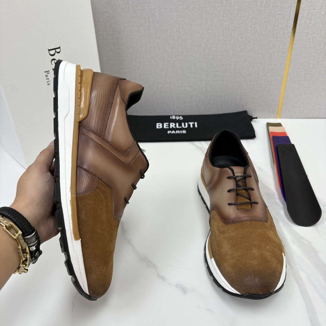 💋💍Berlut* 布鲁提 升级版第四代私模大底 Fast Track皮革运动鞋 官方定制款 13,500 最新款男 💋💍Berlut* 布鲁提 升级版第四代私模大底 Fast Track皮革运动鞋 官方定制款 13,500 最新款男
