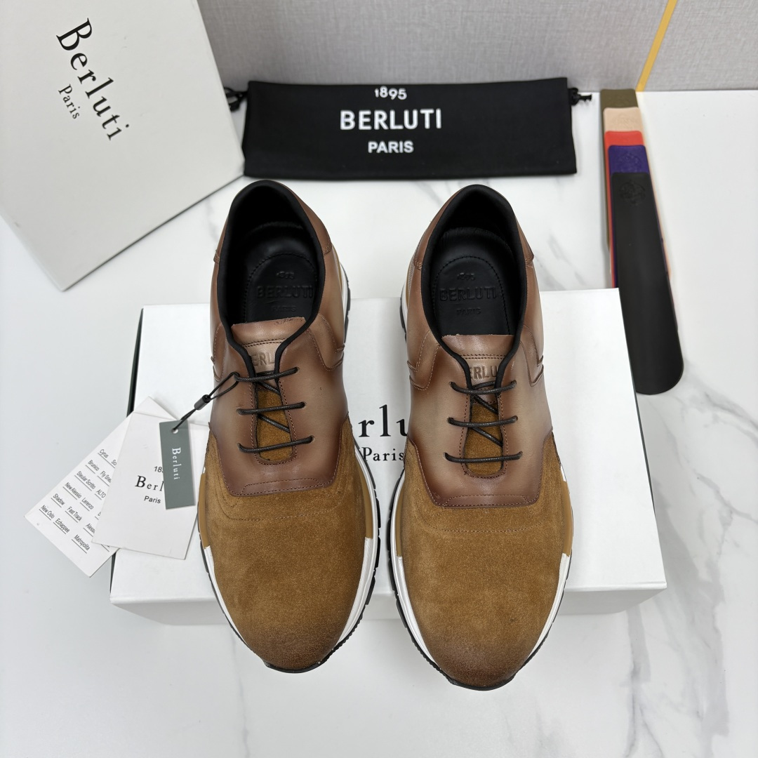 💋💍Berlut* 布鲁提 升级版第四代私模大底 Fast Track皮革运动鞋 官方定制款 13,500 最新款男 💋💍Berlut* 布鲁提 升级版第四代私模大底 Fast Track皮革运动鞋 官方定制款 13,500 最新款男