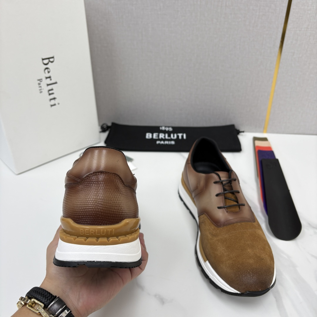 💋💍Berlut* 布鲁提 升级版第四代私模大底 Fast Track皮革运动鞋 官方定制款 13,500 最新款男 💋💍Berlut* 布鲁提 升级版第四代私模大底 Fast Track皮革运动鞋 官方定制款 13,500 最新款男