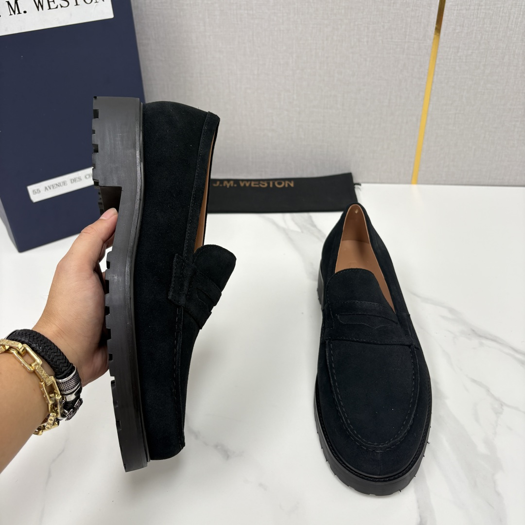 💋💍J.M.Westo*n  威士-顿    品牌经典 180 系列乐福鞋皮鞋   法国顶级皮鞋品牌  威士-顿皮鞋品牌