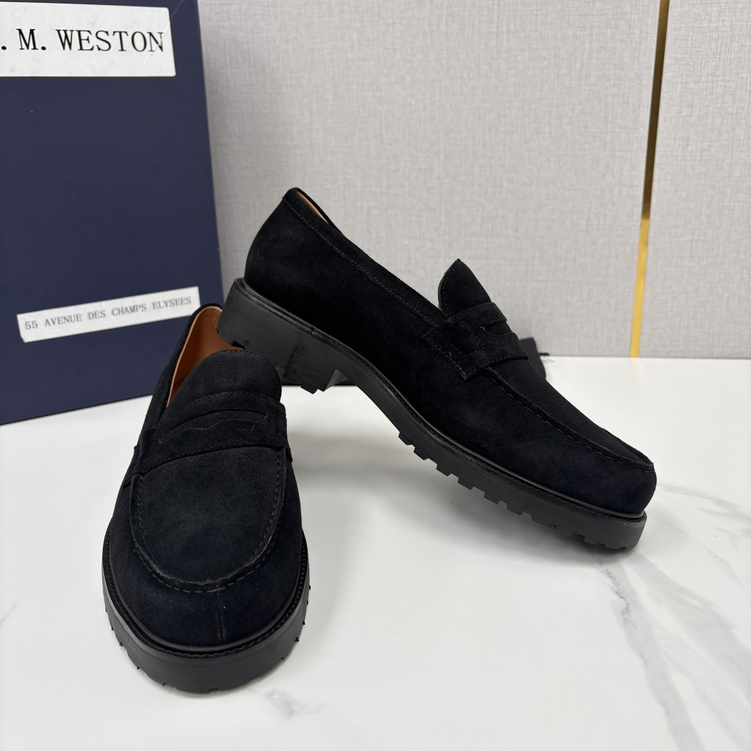 💋💍J.M.Westo*n  威士-顿    品牌经典 180 系列乐福鞋皮鞋   法国顶级皮鞋品牌  威士-顿皮鞋品牌