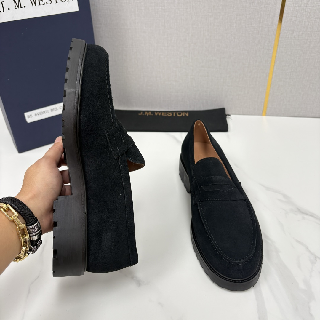 💋💍J.M.Westo*n  威士-顿    品牌经典 180 系列乐福鞋皮鞋   法国顶级皮鞋品牌  威士-顿皮鞋品牌