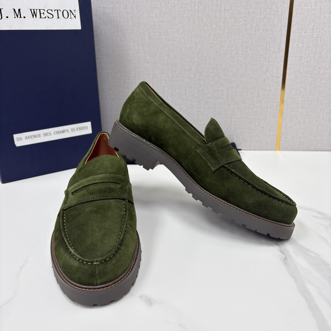 💋💍J.M.Westo*n  威士-顿    品牌经典 180 系列乐福鞋皮鞋   法国顶级皮鞋品牌  威士-顿皮鞋品牌