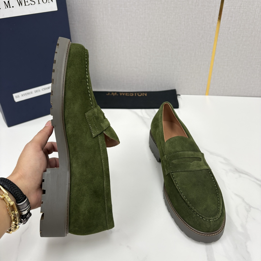 💋💍J.M.Westo*n  威士-顿    品牌经典 180 系列乐福鞋皮鞋   法国顶级皮鞋品牌  威士-顿皮鞋品牌