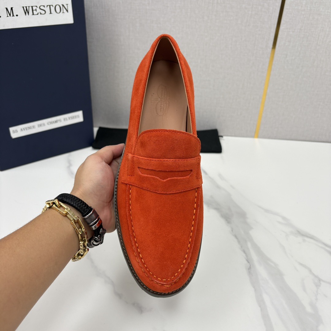 💋💍J.M.Westo*n  威士-顿    品牌经典 180 系列乐福鞋皮鞋   法国顶级皮鞋品牌  威士-顿皮鞋品牌