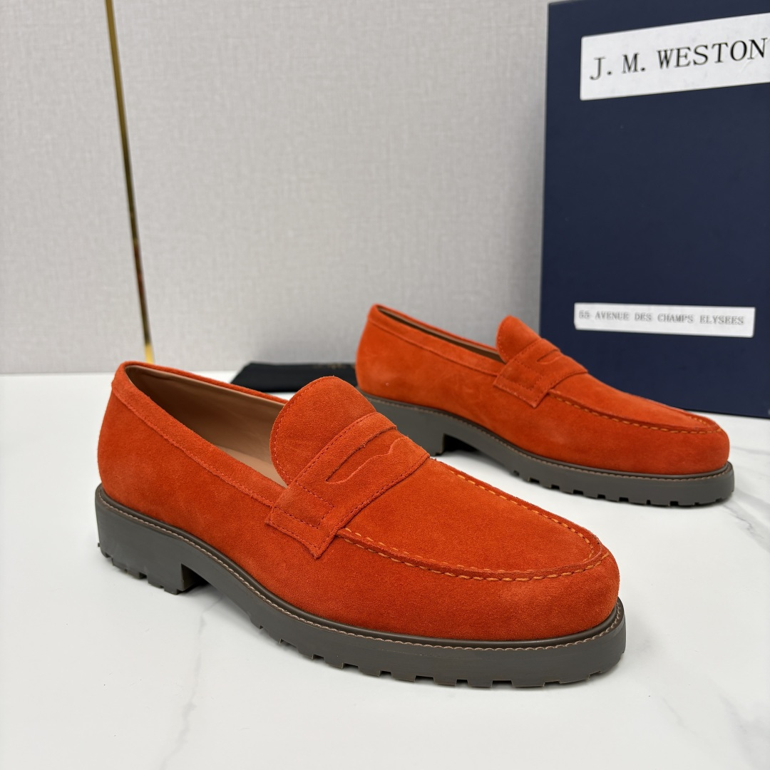 💋💍J.M.Westo*n  威士-顿    品牌经典 180 系列乐福鞋皮鞋   法国顶级皮鞋品牌  威士-顿皮鞋品牌