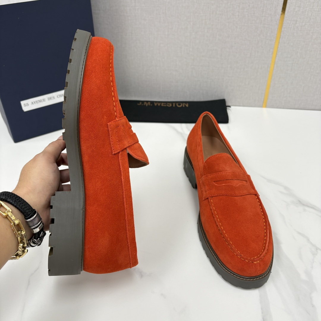 💋💍J.M.Westo*n  威士-顿    品牌经典 180 系列乐福鞋皮鞋   法国顶级皮鞋品牌  威士-顿皮鞋品牌