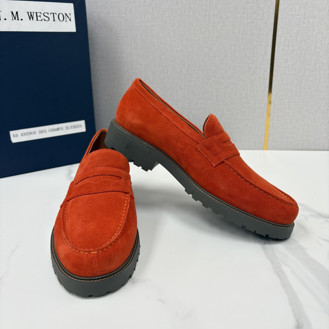 💋💍J.M.Westo*n  威士-顿    品牌经典 180 系列乐福鞋皮鞋   法国顶级皮鞋品牌  威士-顿皮鞋品牌