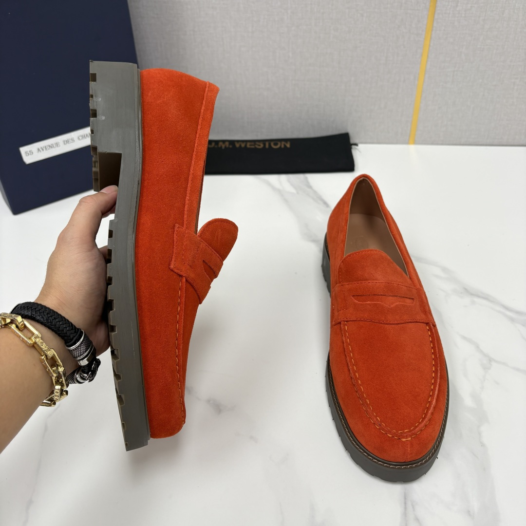 💋💍J.M.Westo*n  威士-顿    品牌经典 180 系列乐福鞋皮鞋   法国顶级皮鞋品牌  威士-顿皮鞋品牌