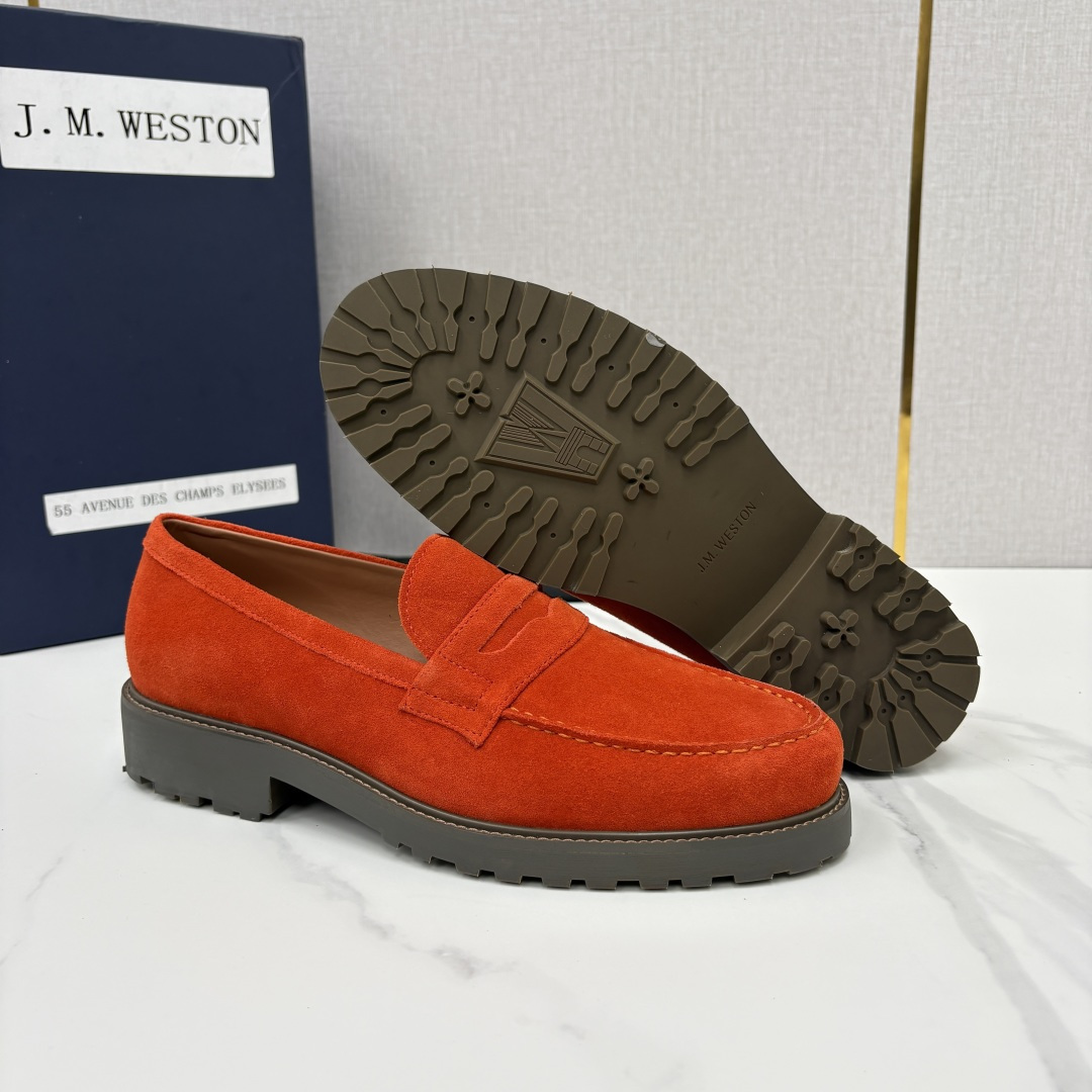 💋💍J.M.Westo*n  威士-顿    品牌经典 180 系列乐福鞋皮鞋   法国顶级皮鞋品牌  威士-顿皮鞋品牌