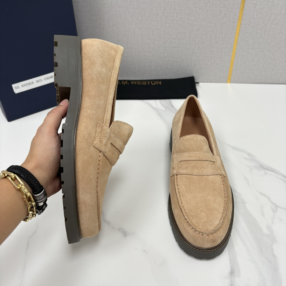 💋💍J.M.Westo*n  威士-顿    品牌经典 180 系列乐福鞋皮鞋   法国顶级皮鞋品牌  威士-顿皮鞋品牌