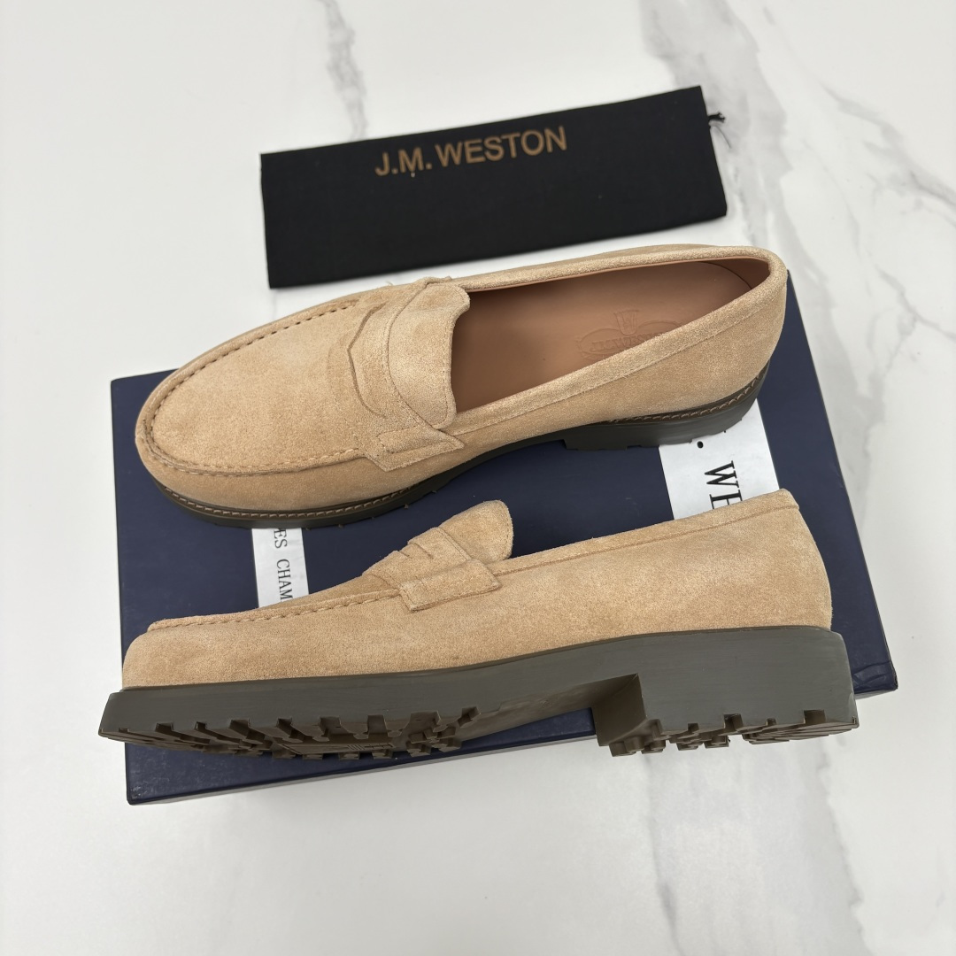 💋💍J.M.Westo*n  威士-顿    品牌经典 180 系列乐福鞋皮鞋   法国顶级皮鞋品牌  威士-顿皮鞋品牌