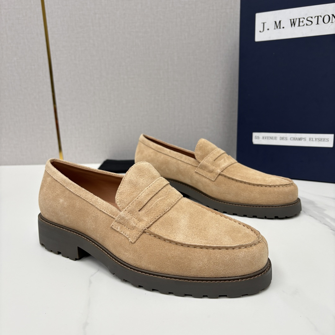💋💍J.M.Westo*n  威士-顿    品牌经典 180 系列乐福鞋皮鞋   法国顶级皮鞋品牌  威士-顿皮鞋品牌