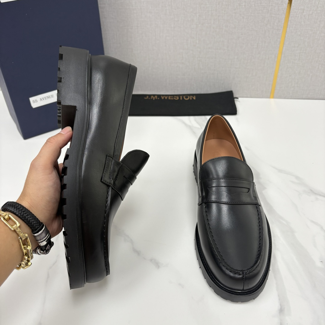💋💍J.M.Westo*n  威士-顿    品牌经典 180 系列乐福鞋皮鞋   法国顶级皮鞋品牌  威士-顿皮鞋品牌