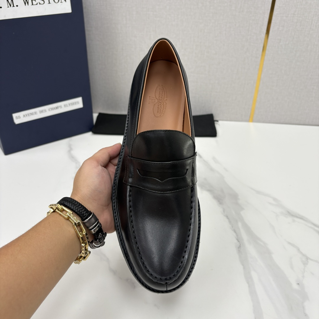 💋💍J.M.Westo*n  威士-顿    品牌经典 180 系列乐福鞋皮鞋   法国顶级皮鞋品牌  威士-顿皮鞋品牌