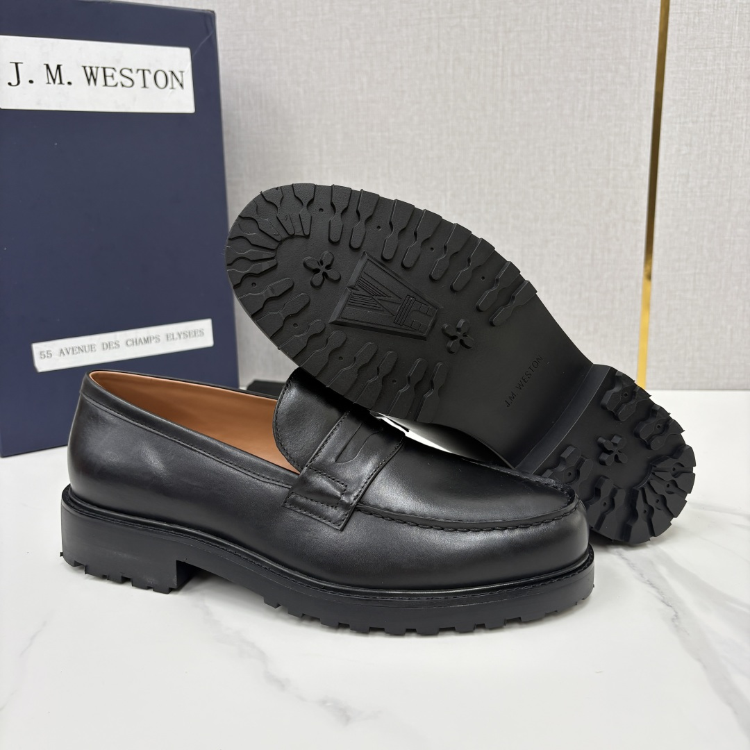💋💍J.M.Westo*n  威士-顿    品牌经典 180 系列乐福鞋皮鞋   法国顶级皮鞋品牌  威士-顿皮鞋品牌