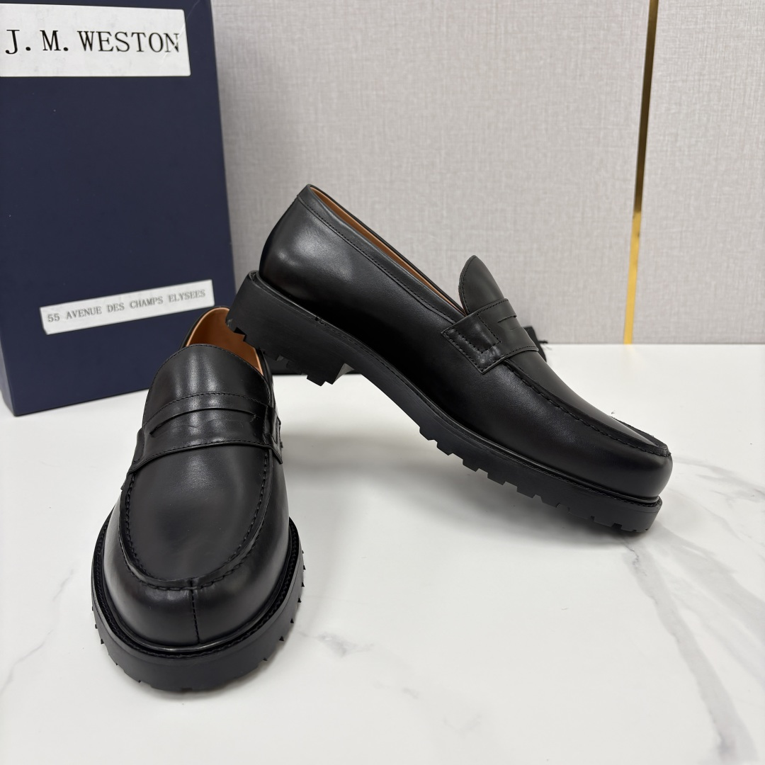 💋💍J.M.Westo*n  威士-顿    品牌经典 180 系列乐福鞋皮鞋   法国顶级皮鞋品牌  威士-顿皮鞋品牌